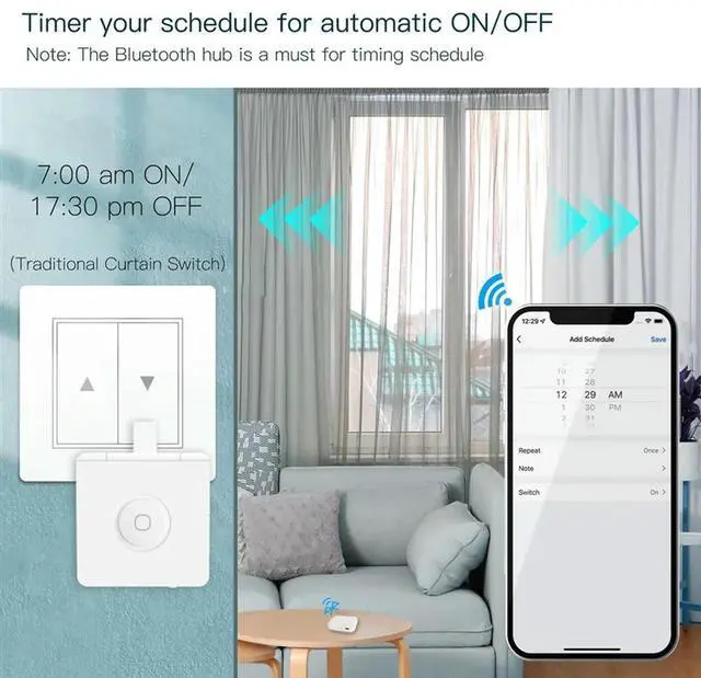 Alt view image 2 of 4 - 2X Tuya Smart Home Bluetooth Finger Robot Remote Control Fingerbot Switch Button Pusher For Smart Life App V
