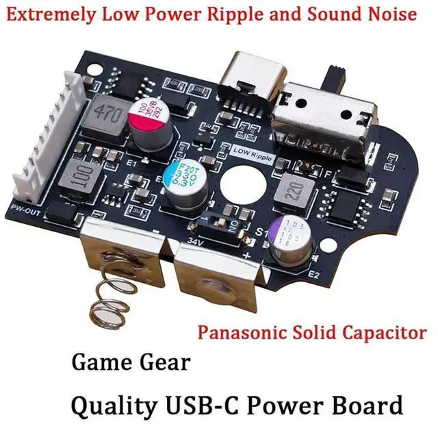 Main image of For GG Gaming Console USB-C Power Board Power Switch Motherboard For SEGA Game Gear GG Console