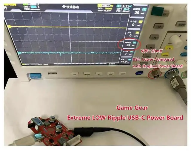 Alt view image 4 of 4 - For GG Gaming Console USB-C Power Board Power Switch Motherboard For SEGA Game Gear GG Console