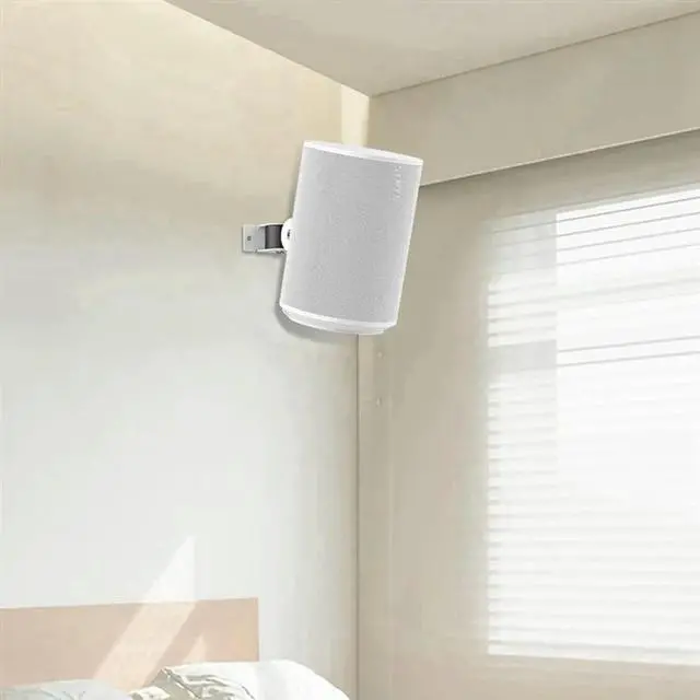 Alt view image 2 of 4 - 2X Wall Mount Bracket For Sonos Era 100, Wireless Speaker Space Saving Smart Home Metal Wall Stand Holder, W