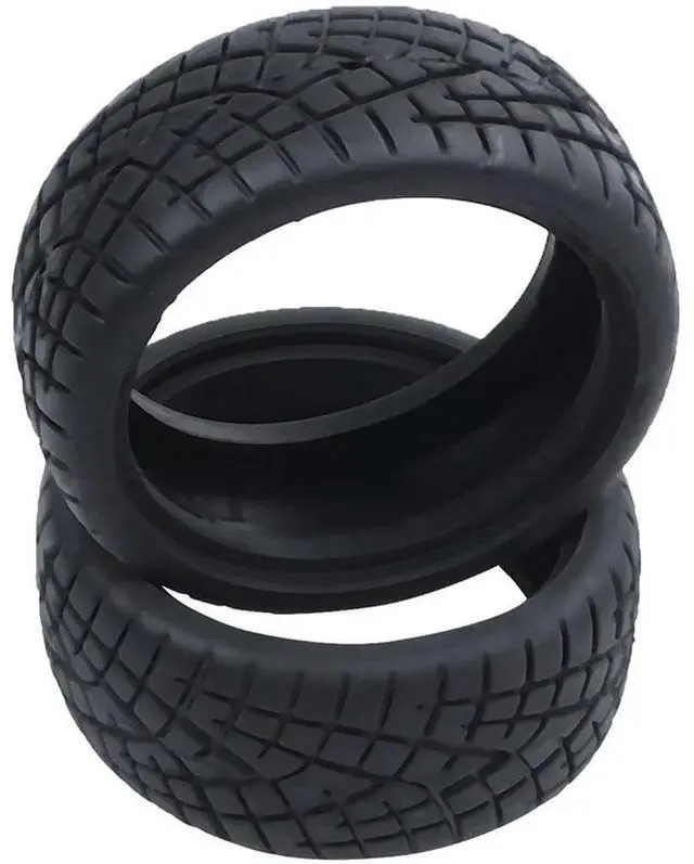 Alt view image 4 of 4 - 1/10 RC Car On Road Performance Rubber Racing Tire Tyre 8001 With Sponge 20Pcs