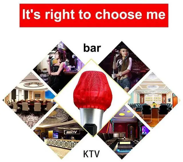 Alt view image 4 of 4 - 800Pcs Disposable Microphone Cover,Handheld Microphone Windscreen For KTV Recording Studio Karaoke(Mixed Colors)