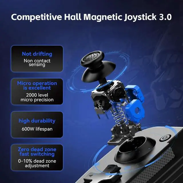 Alt view image 2 of 4 - D3 Wireless Stretchable Game Controller Bluetooth 5.0 Mobile Phone Gamepad Controller For  Android I