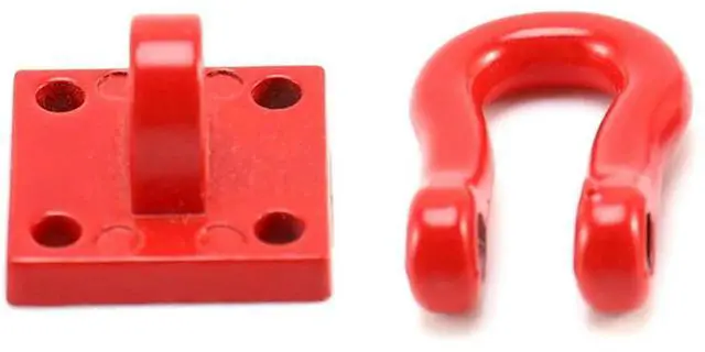 Alt view image 2 of 4 - 20Pcs Front Rear Bumper Rescue Trailer Hook & Mount Set For Wpl Rc Car Truck Light Weight Cool And Attractive Dura
