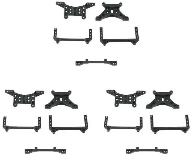 Alt view image 2 of 4 - 3X Front & Rear Shock Towers Body Posts Set For HBX 16889 16889A 16890 16890A SG 1601 SG 1602 RC Car Parts Accesso