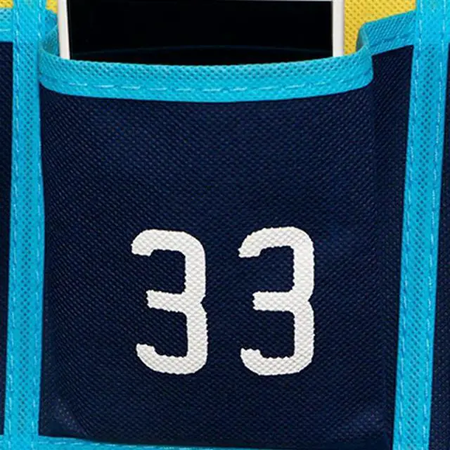 Main image of 2X 36 Numbered Pockets Chart Cell Phone Storage Bag Hanging Organizer For Classroom Mobile Phone Calculator Holder