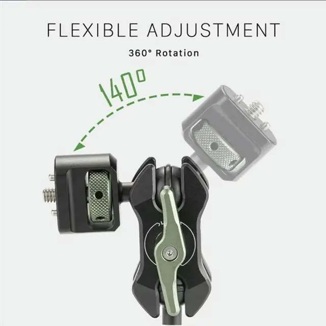 Alt view image 4 of 4 - TA-MAA Mini Universal Articulating Arm Super Clamp Magic Hand Pea Pods Universal Bracket Fixed Bracket Ball