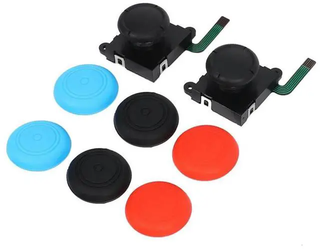 Alt view image 4 of 4 - 10-Pack 3D Joycon Joystick Replacement,ABLEWE Analog Thumb Stick Joy Con Repair Kit For Nintendo Switch
