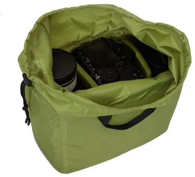 Main image of 2X Waterproof Insert Padded Partition Camera Bag Lens Case For Dslr Slr Camera