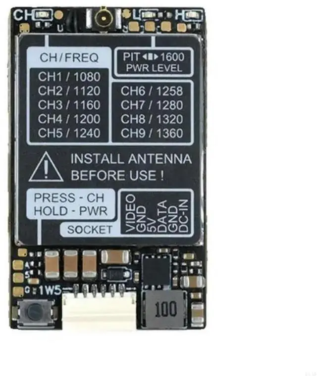 Alt view image 4 of 7 - Stable 1.2GHz Video Transmission Module 1.6W Transmission Board