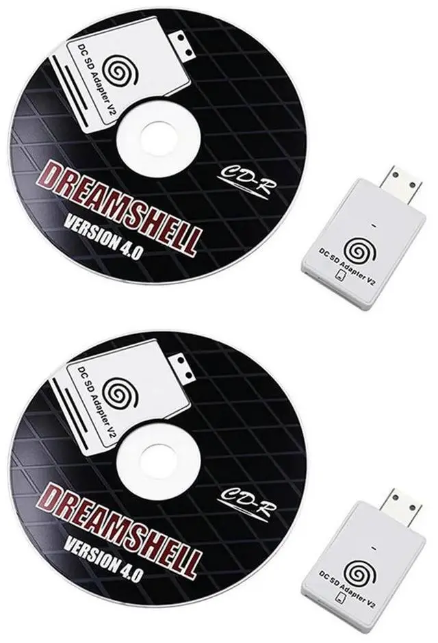 Main image of 2X Dc SD TF Card Adapter Reader V2 Voor For Sega Dreamcast En Cd Met Dreamshell Boot Loader