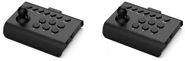 Alt view image 2 of 4 - 2X Wireless Joystick Controller Arcade Fighting Game Fight Stick Gaming Joystick For ///Switch/PC/Android Bl