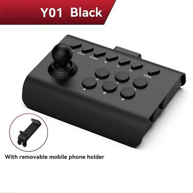 Main image of 2X Wireless Joystick Controller Arcade Fighting Game Fight Stick Gaming Joystick For ///Switch/PC/Android Bl