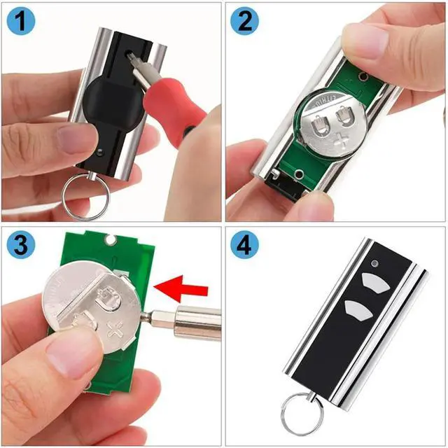 Main image of 4X Garage Remote Control For Normstahl Entrematic RCU 433-2,For Crawford Standard Steel 433.92 Garage Door Key