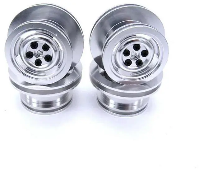 Main image of 20Pcs Rc Car Metal Wheel Hub Wheels Rim For 1/12 Mn D90 D91 D96 D99S Model Car Replacement Parts Accessories