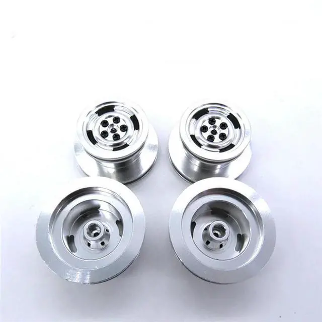 Alt view image 3 of 7 - 20Pcs Rc Car Metal Wheel Hub Wheels Rim For 1/12 Mn D90 D91 D96 D99S Model Car Replacement Parts Accessories