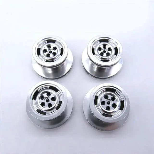 Alt view image 4 of 7 - 20Pcs Rc Car Metal Wheel Hub Wheels Rim For 1/12 Mn D90 D91 D96 D99S Model Car Replacement Parts Accessories