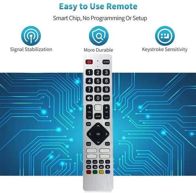 Alt view image 2 of 4 - 10X RMC0133 Remote Control Replace For Sharp TV Remote Control Free Setup