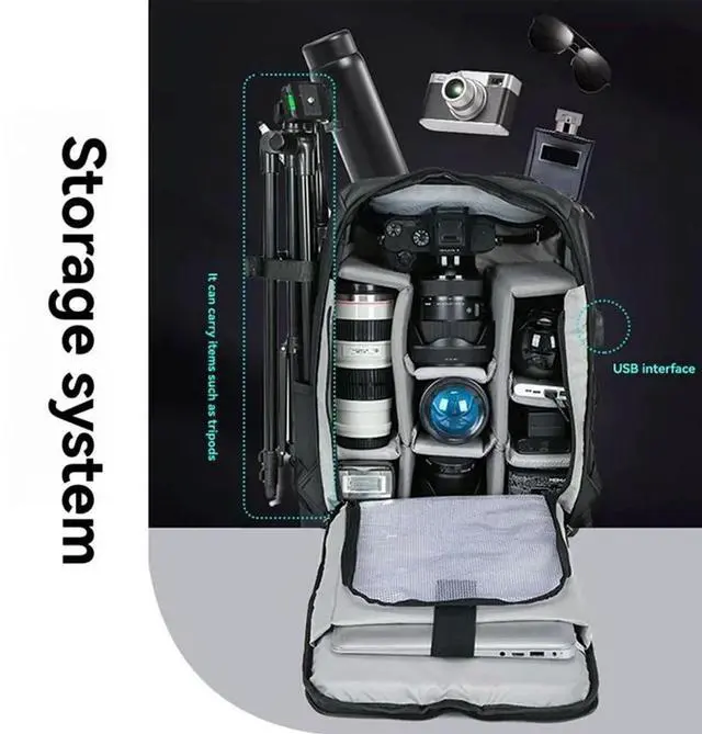 Main image of SLR Shoulder Camera Bag Camera Backpack Waterproof Outdoor Camera Bag Waterproof Anti-Theft Camera Bag