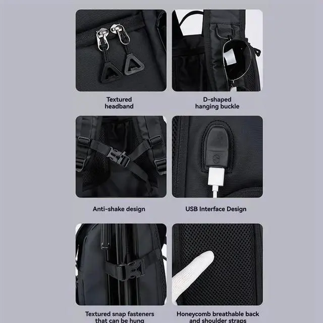 Alt view image 4 of 4 - SLR Shoulder Camera Bag Camera Backpack Waterproof Outdoor Camera Bag Waterproof Anti-Theft Camera Bag