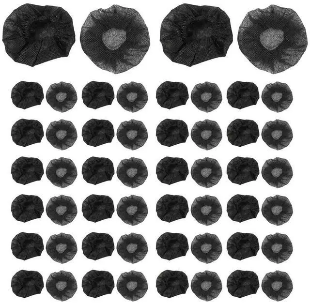 Alt view image 4 of 4 - 1200 Pcs Black Disposable Microphone Covers Karaoke Anti-Splash Mic Cover Dust-Proof Accessories