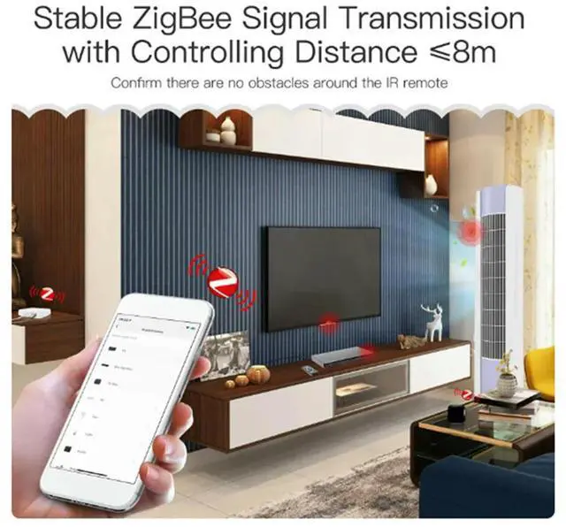 Alt view image 4 of 4 - 3X UFO-R11 Zigbee Air Conditioner TV IR Remote For Alexa Google Home Universal Infrared Remote Controller