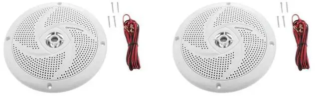 Main image of 2Pcs 6.5Inch Marine Speaker Waterproof 60W Boat Speaker Audio Amplifier Loudspeaker With Cable
