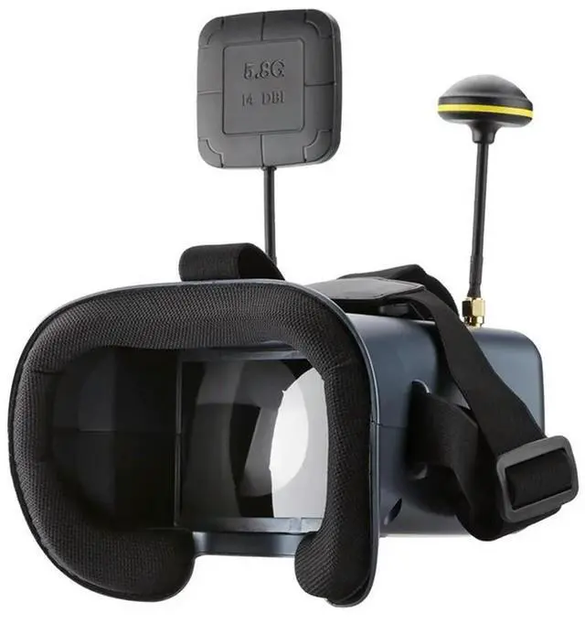 Alt view image 2 of 4 - Video Receiver 40Ch Receiver With DVR 3.7V/2000Mah 4.3 Inch HD LCD 16: 9 For Racing Drone Bwhoop Dro