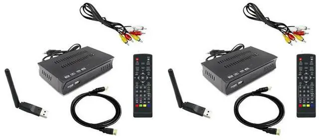 Main image of 2X ISDB-T 1080P HD Set Top Box Terrestrial Digital Video Broadcasting TV Receiver With Cable For Brazil/Chile B EU