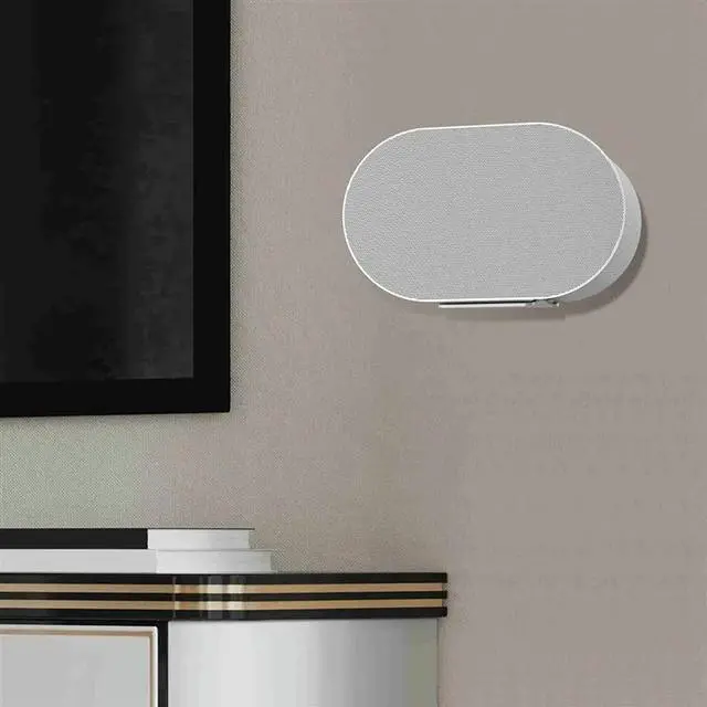 Alt view image 3 of 4 - 2X Wall Mount Metal Stand For Sonos Era 300 Audio Bedroom Wall Storage Holder Organizer Rack Smart Speaker Bracket
