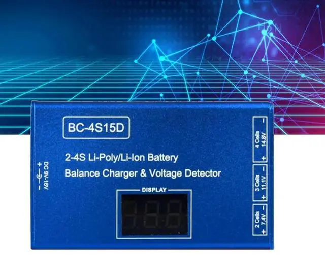 Alt view image 2 of 4 - 8X BC-4S15D Lipo Li- Balance Charger Voltage Detector LCD Digital Display Balance Charger For RC