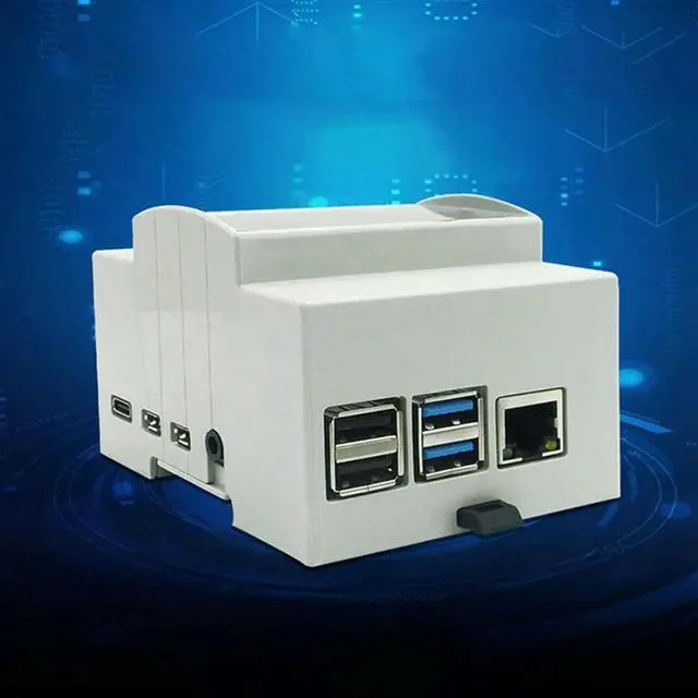 Alt view image 2 of 4 - 10X For Raspberry Pi 4 Model B ABS Case White Case Protective Case Enclosure For Raspberry Pi 4B