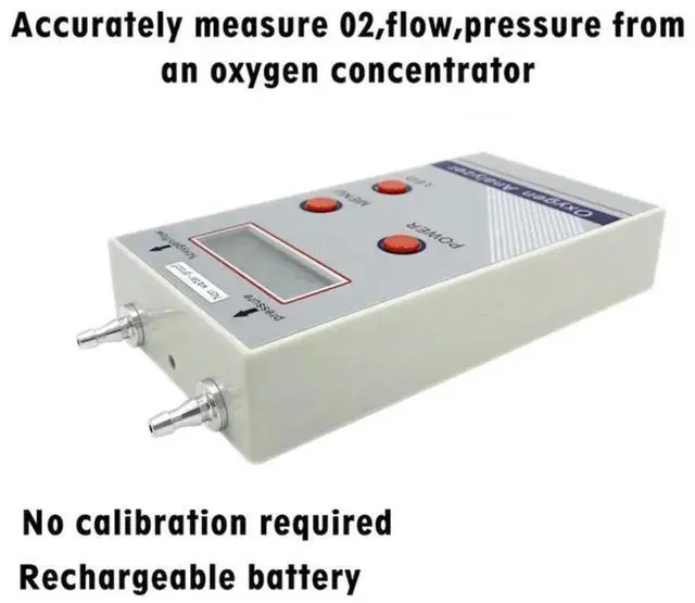 Main image of Oxygen Analyzer Professional Portable O2 Oxygen Concentration Meter Detector 21%-100% O2 Meter Gas Detector EU Plug
