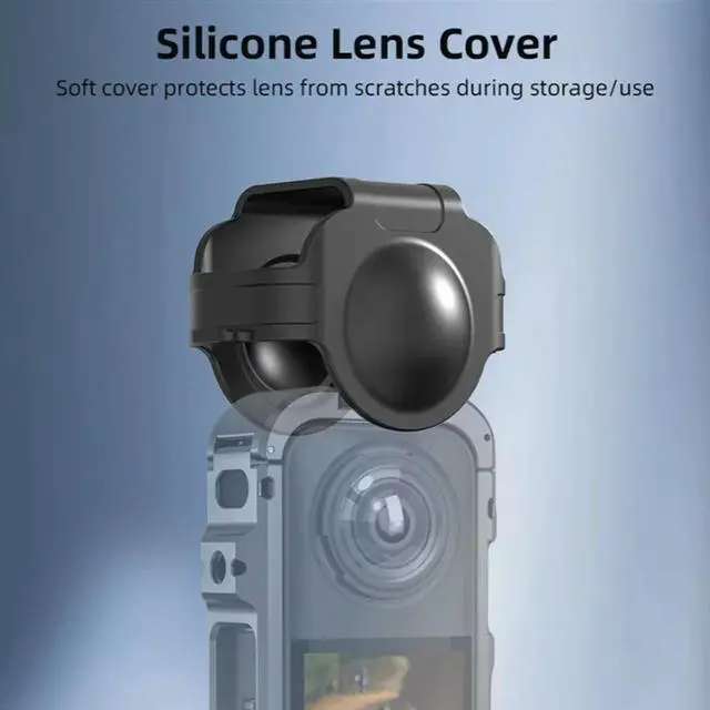 Alt view image 2 of 4 - For X5-Metal Protective Cage Housing Frame, Silicone Lens Cover Mirror& Protective Storage Bag