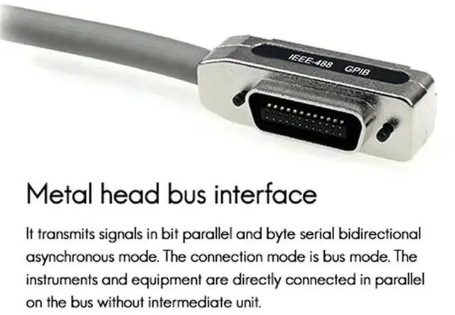 Main image of 5X 1M IE488 Gpib Data Cable Industrial-Grade Communication Transmission Cable Terminal Pci Industrial Control Cabl
