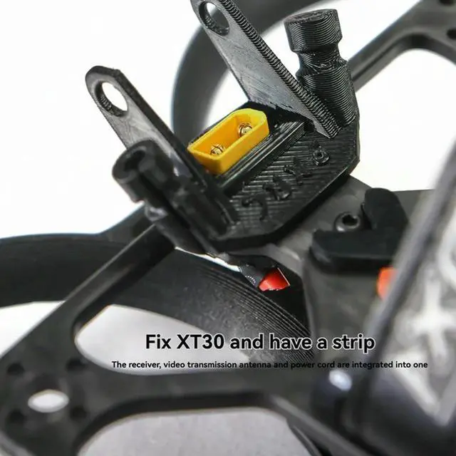 Alt view image 3 of 4 - 2.5Inch FPV Frame Kit Super Shock Absorption Compatible With Air Unit O3/O4 Pro VTX Drone Parts