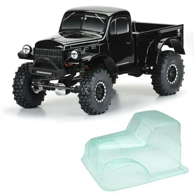 Main image of 3X Plastic Clear Body For Dodge Power Wagon Cab Axial SCX10 TRAXXAS TRX4 YK4102 RGT 86100 Redcat Gen8 MST 1/10
