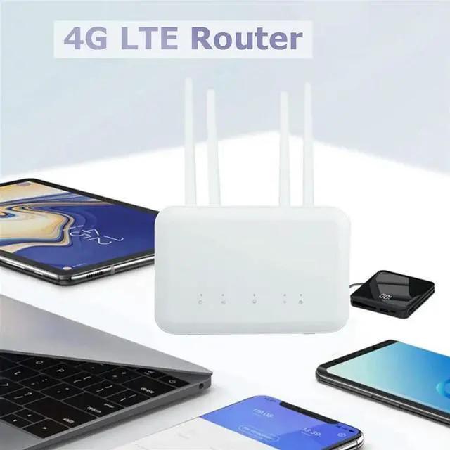 Main image of 3X B625PRO-EU 4G Router 300Mbps With SIM Card Slot+12Xantenna 4G Router Support Power B28 Band US Plu