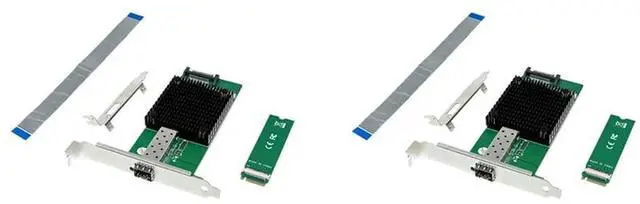 Main image of 2X Server Network Card M.2 B+M KEY 8-Channel Single-Port 10Gbe SFP Ethernet NIC Network Card For Win10 Freebsd Lin