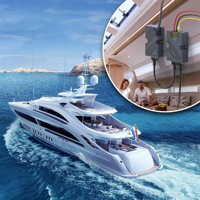 Alt view image 4 of 4 - 2X For Starlink Poe Injector 150W Dish Cable Adapter To RJ45 Car DC Step UP Converter 12V To 48V For Starlink V2 O