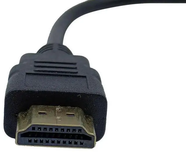 Alt view image 2 of 3 - Mini Display Port HDMI to VGA Converter Adapter For Macbook Xbox360 DVD PC HD 1080P TV Projector