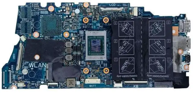 Alt view image 5 of 6 - for Inspiron 7405 2-IN-1 Laptop Motherboard R7-4700U 0PD4D5 Mainboard 19732-1