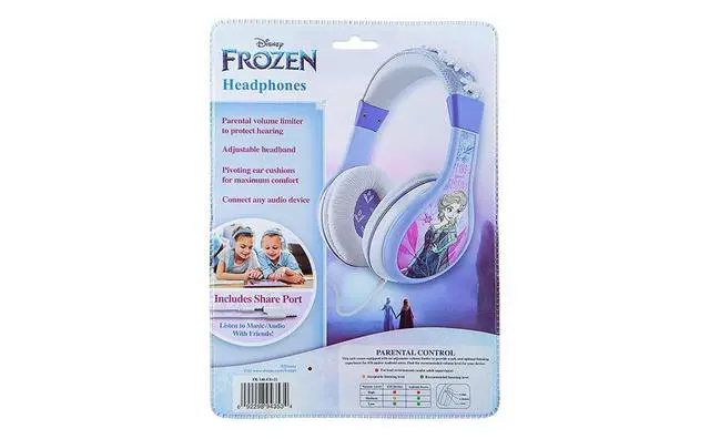 Alt view image 6 of 6 - Disney Frozen Kids Headphones with 3.5mm Jack, Wired Headphones for School, Home or Travel