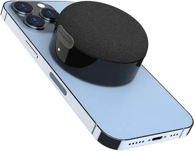 Alt view image 7 of 12 - Scosche BoomCan MS Portable Magnetic True Wireless Bluetooth Speaker Compatible with iPhone and Android Devices