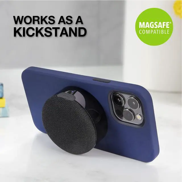 Alt view image 9 of 12 - Scosche BoomCan MS Portable Magnetic True Wireless Bluetooth Speaker Compatible with iPhone and Android Devices