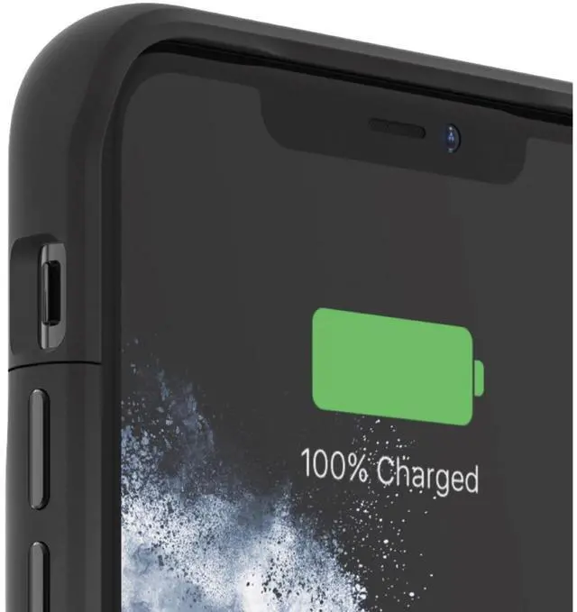 Alt view image 10 of 12 - mophie Juice Pack Access - Ultra-Slim Wireless Charging Battery Case - Made for Apple iPhone 11 Pro Max - Black