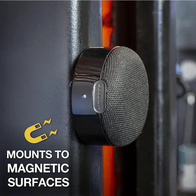 Alt view image 10 of 12 - Scosche BoomCan MS Portable Magnetic True Wireless Bluetooth Speaker Compatible with iPhone and Android Devices