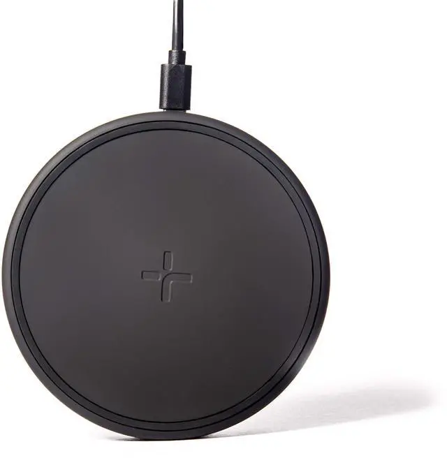 Alt view image 7 of 12 - Tylt Crest Convertible Pad + Stand | Fastest Wireless Charger | Converts From Pad To Stand | Charges Through Most Cases - Color: Black