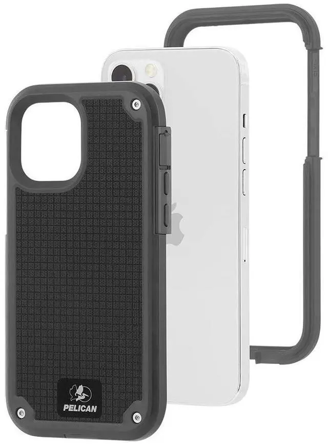 Alt view image 12 of 14 - Pelican - SHIELD Series - G10 Case for iPhone 12 and iPhone 12 Pro (5G) - 21 ft Drop Protection - 6.1 Inch - Gray