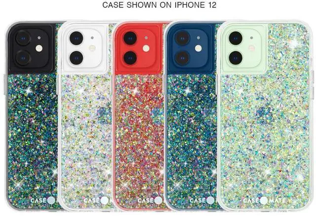 Alt view image 4 of 7 - Case-Mate - Twinkle - Case for iPhone 12 and iPhone 12 Pro (5G) - 10 ft Drop Protection - 6.1 inch - Confetti